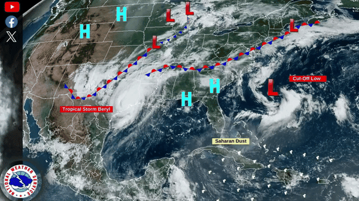 Sand from the Sahara desert has reached the Caribbean Sea, stifling tropical storm formations