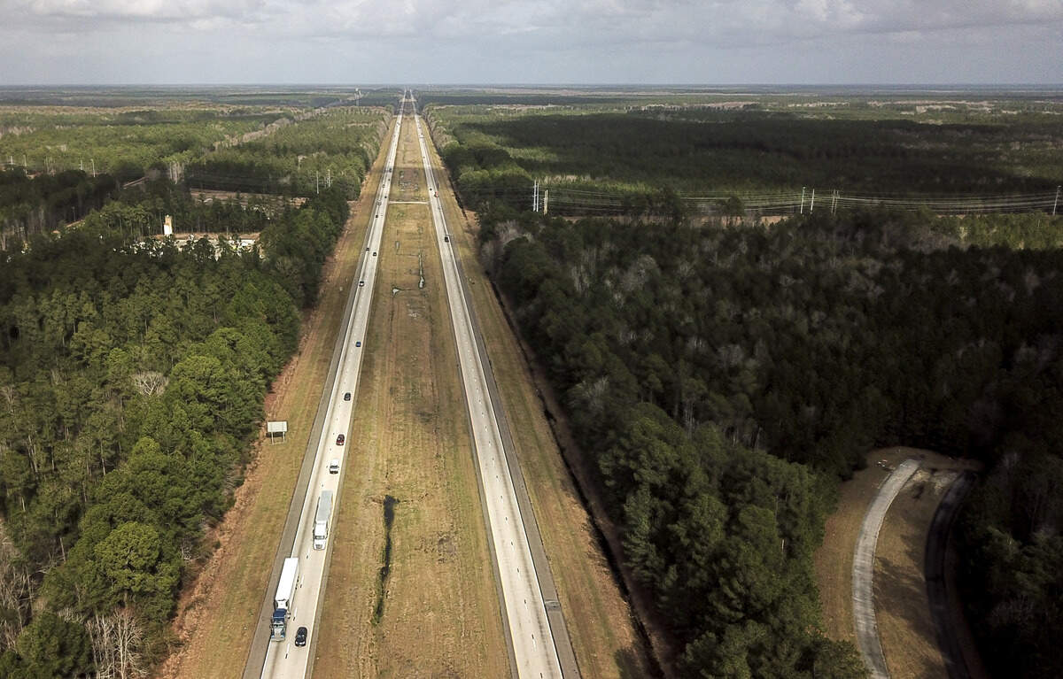This photo looking north on Interstate 95 near mile marker 9 In Jasper County on Monday, Jan. 13, 2020 clearly illustrates the dearth of trees and vegetation along both sides of the interstate and median, now offers motorists a chance to regain control of their vehicle during an emergency. The stretch of interstate known as the ‘coffin corridor,’ was cleared of trees from the Georgia border to Exit 33, just past the Coosawhatchie River near Point South.