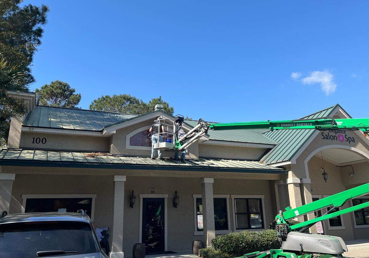Sign installment on Thursday, March 20, 2025, ahead of Radici’s grand opening on March 27.
