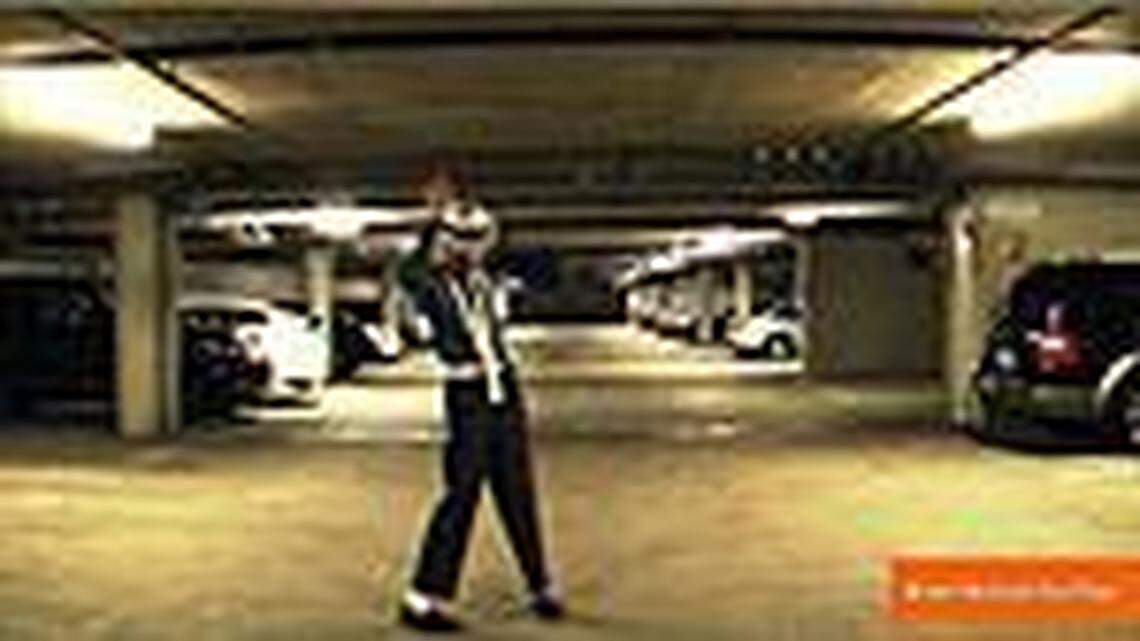 Brett Nichols in a still image taken from his "Smooth Criminal" dance video.