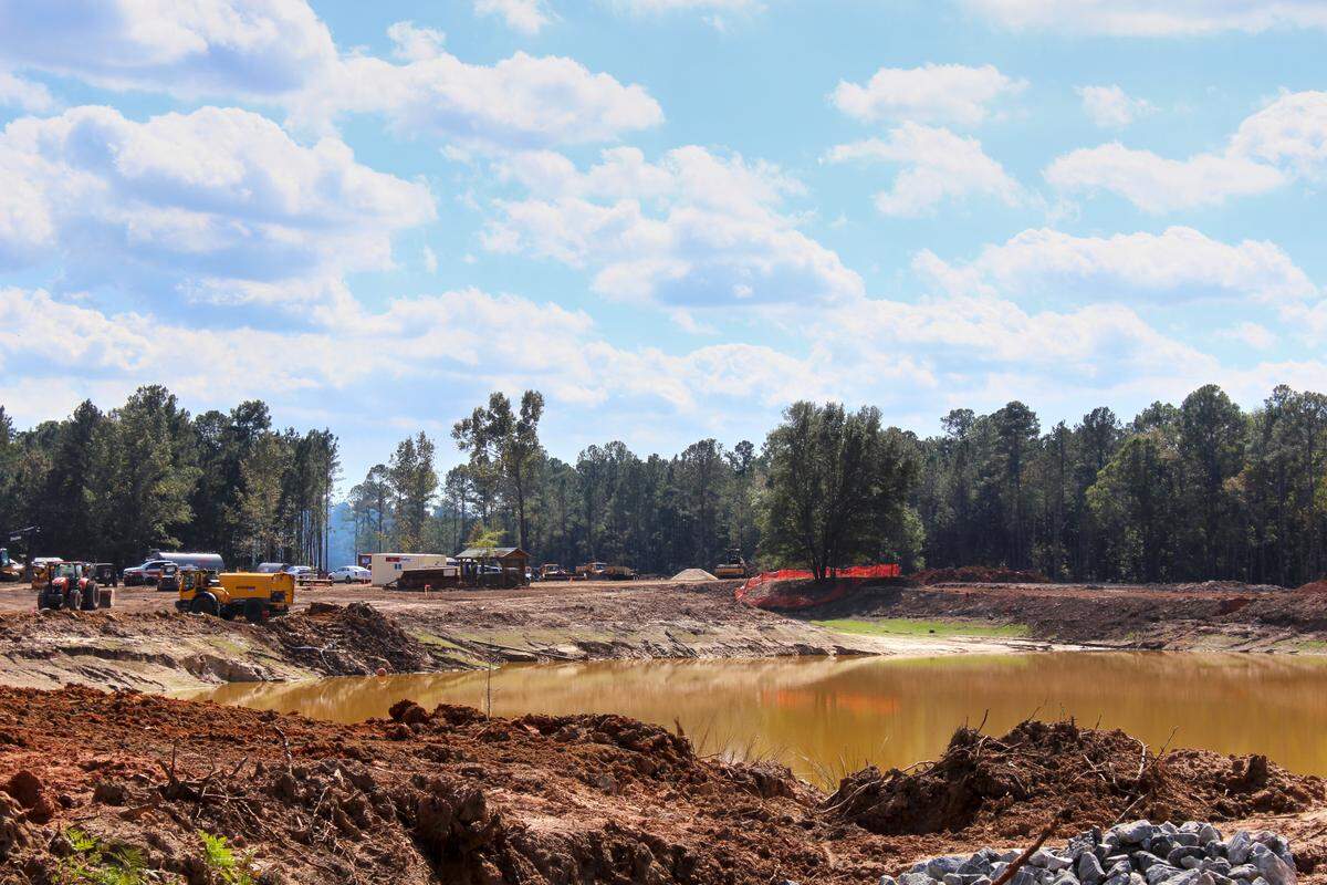 Developers broke ground on Oct. 16 on this lot shown here, previously known as the Morgan Tract. The new master-planned community will be called Carolina Station and will add 3,800 homes to the fast-growing city of Hardeeville.