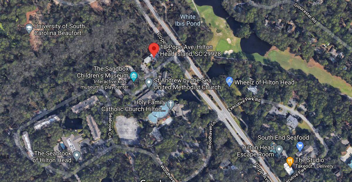 The proposed location for a new Starbucks on Hilton Head Island off Pope Avenue.