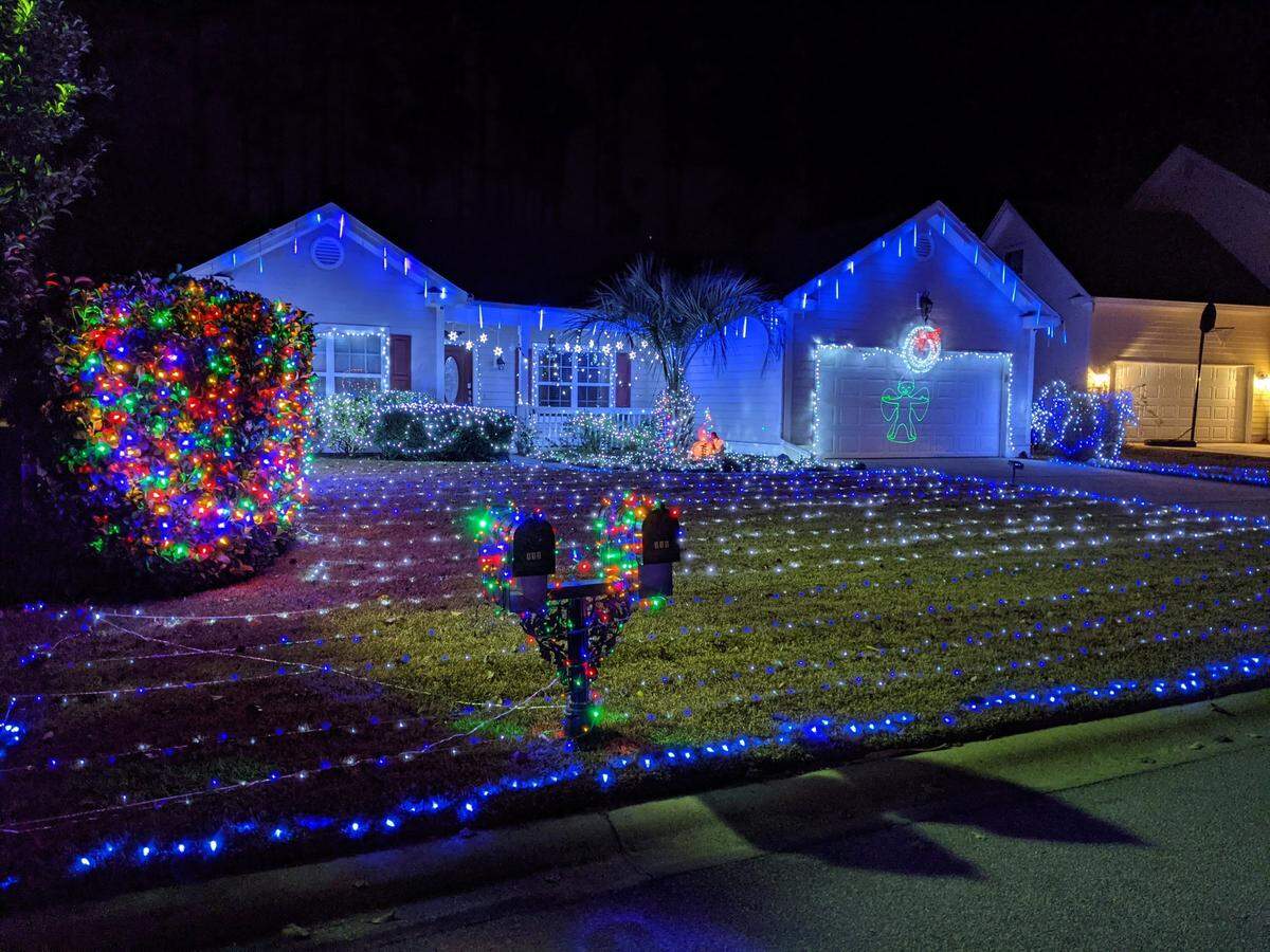 Marlen Messer has decorated his home in Lawton Station every year since he moved there in 2007.