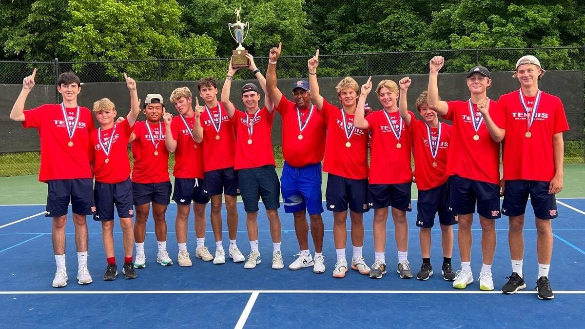 Hilton Head Prep boys tennis won the 2023 SCISA Class 3A championship.