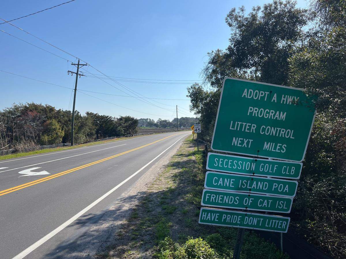 The Islands Causeway leads to islands south of Beaufort where two major housing developments are in the works.