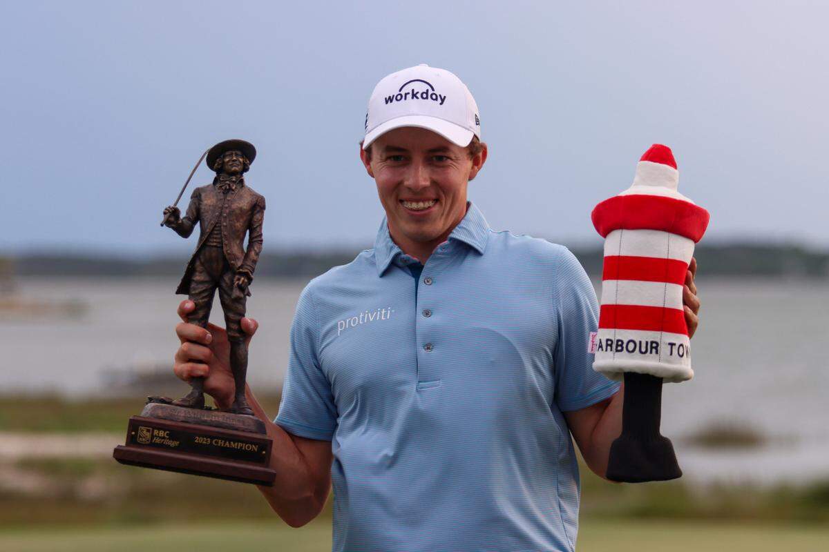 Matt Fitzpatrick is the winner of this year’s RBC Heritage Presented by Boeing on Sunday, April 16, 2023, at Harbour Town Golf Links in Sea Pines on Hilton Head Island.