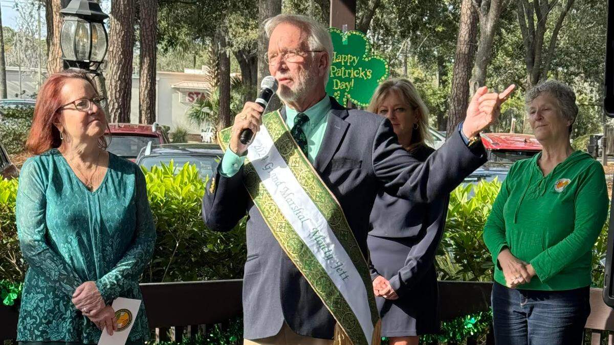 Local radio host Monty Jett was named grand marshal of the 2024 St. Patrick’s Day Parade on Hilton Head Island. The parade starts at 2 p.m. on March 17, 2024.