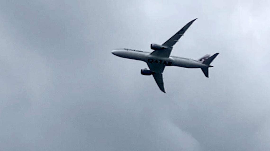 Watch: Massive Boeing jet flies over Harbour Town during 2022 RBC Heritage on Hilton Head