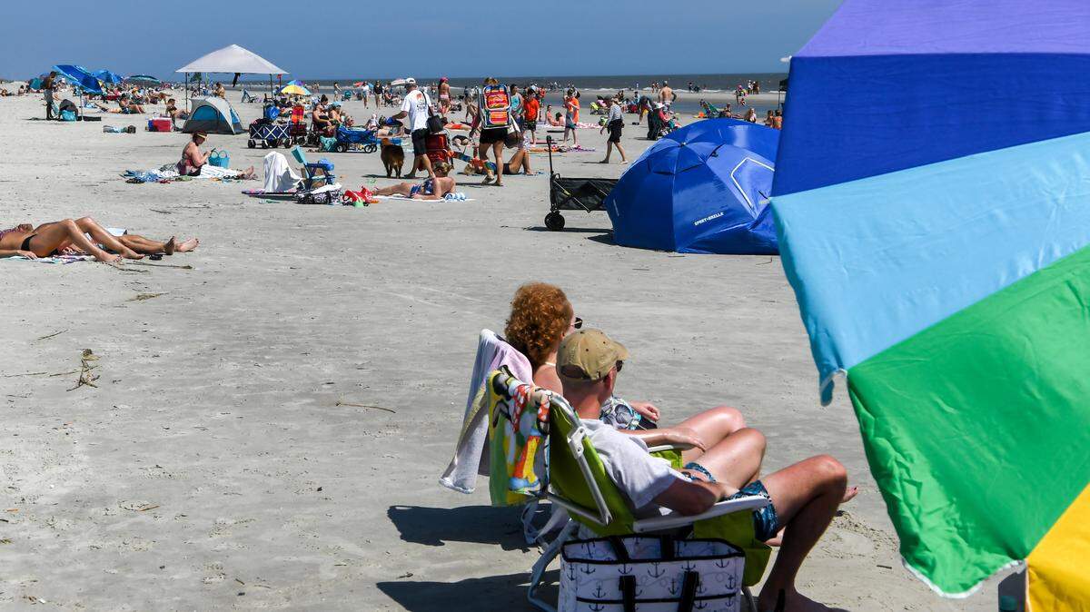 Coligny Beach Park pictured here on March 20, 2020.