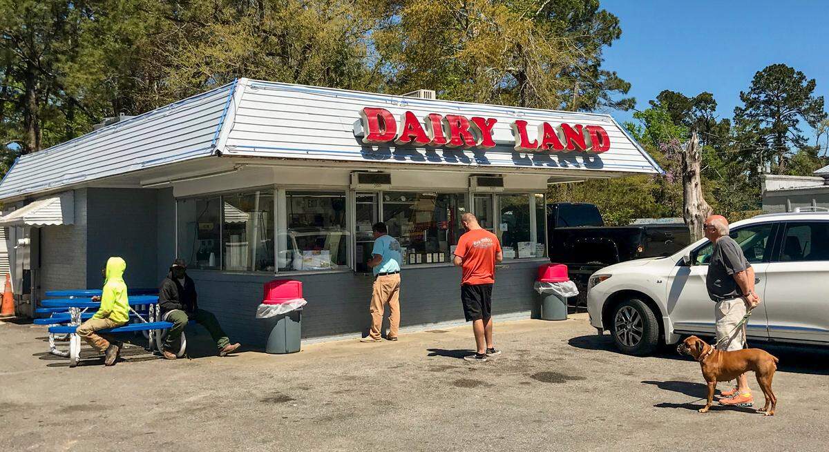 Dairy Land, as pictured on March 29, 2021, is located in Round O S.C. and has been in business since 1948.