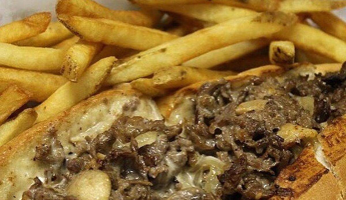 The Philly cheese steak is one of the many non-pizza options on the Dough Boys menu.