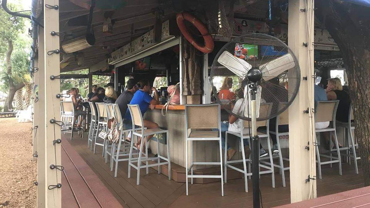 It was business as usual Saturday at Skull Creek Boathouse as residents and visitors to Hilton Head felt a sense of relief at avoiding Florence.