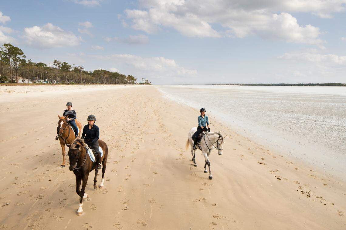 Daufuskie Island Trail Rides have started offering rides on Haig Point beach.
