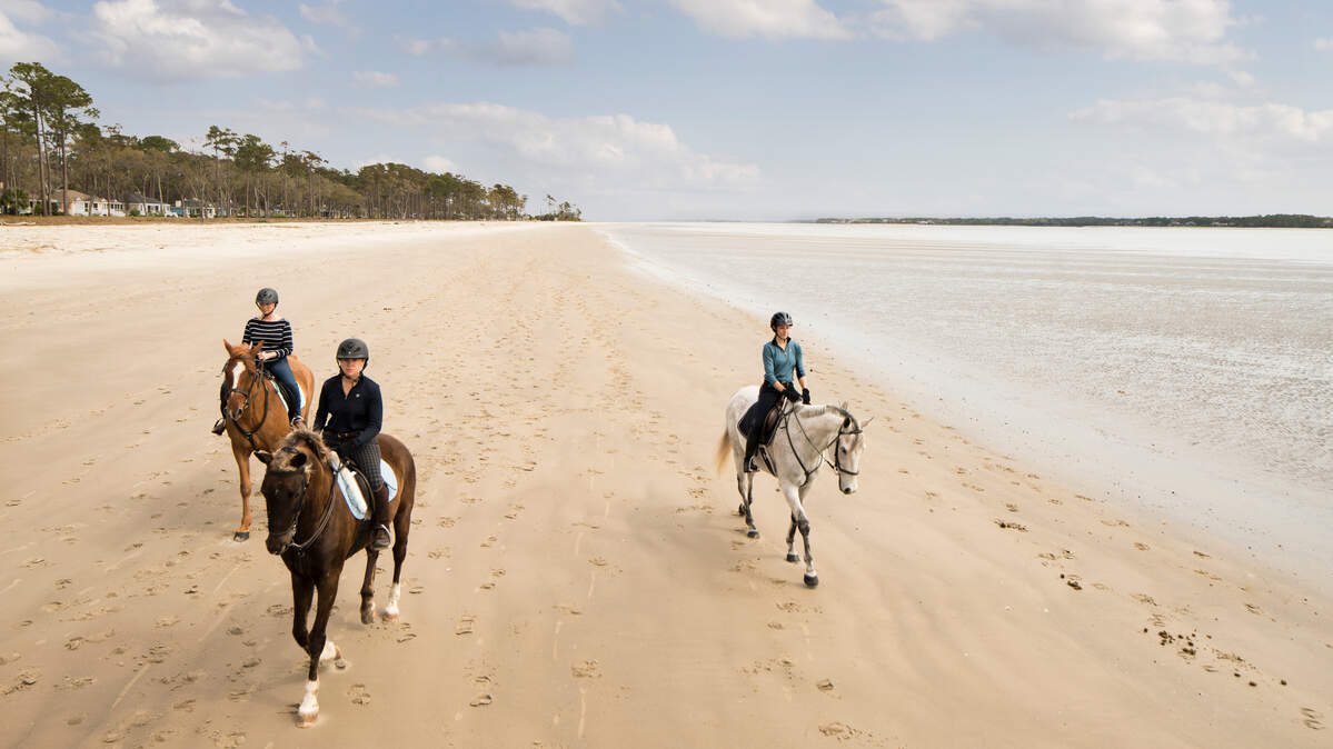 Daufuskie Island Trail Rides have started offering rides on Haig Point beach.