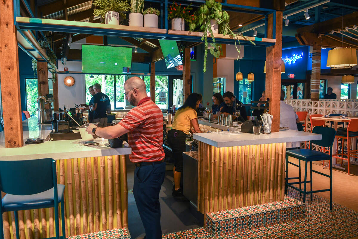 A full service tiki-style bar with handcrafted cocktails and numerous beer taps will soon be open to customers at Lucky Beach Bar and Kitchen.