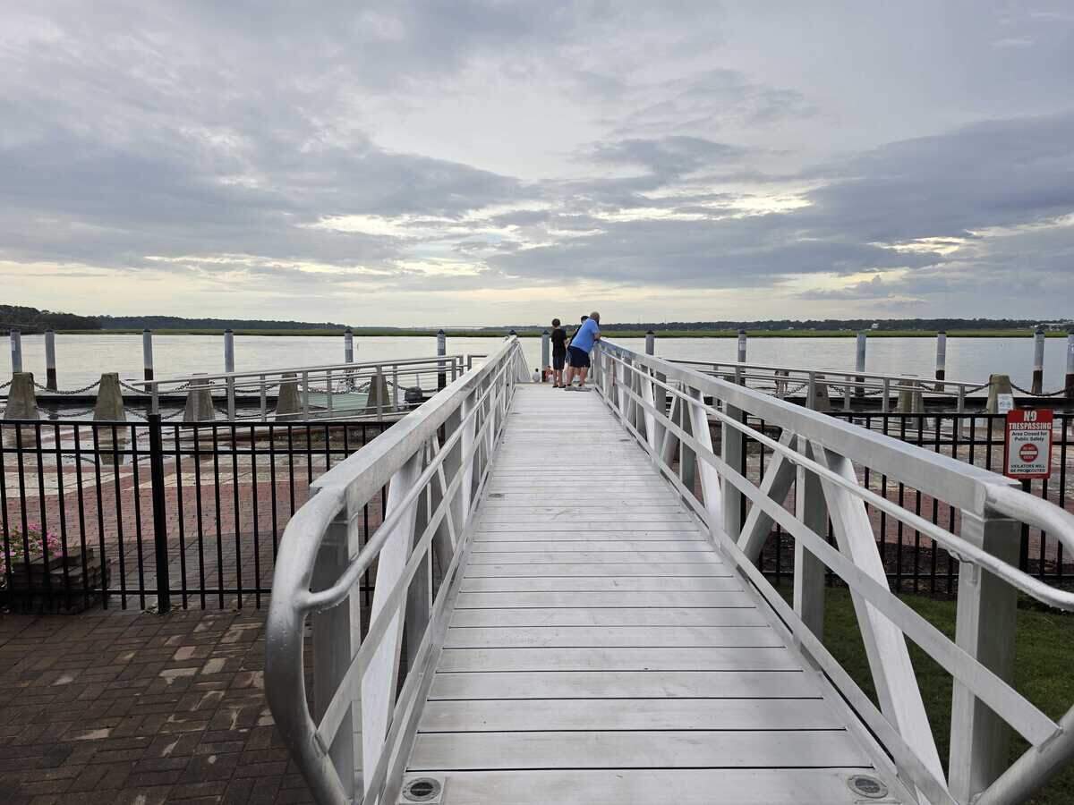 A new gangway over Beaufort’s closed promenade reconnects the day dock on the Beaufort River and Waterfront Park. The return of river access to the park and downtown Beaufort comes just in time for Friday’s start of the Water Festival.