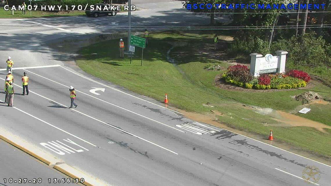 SC 170 closed due to Okatie water main break, police say. How to bypass