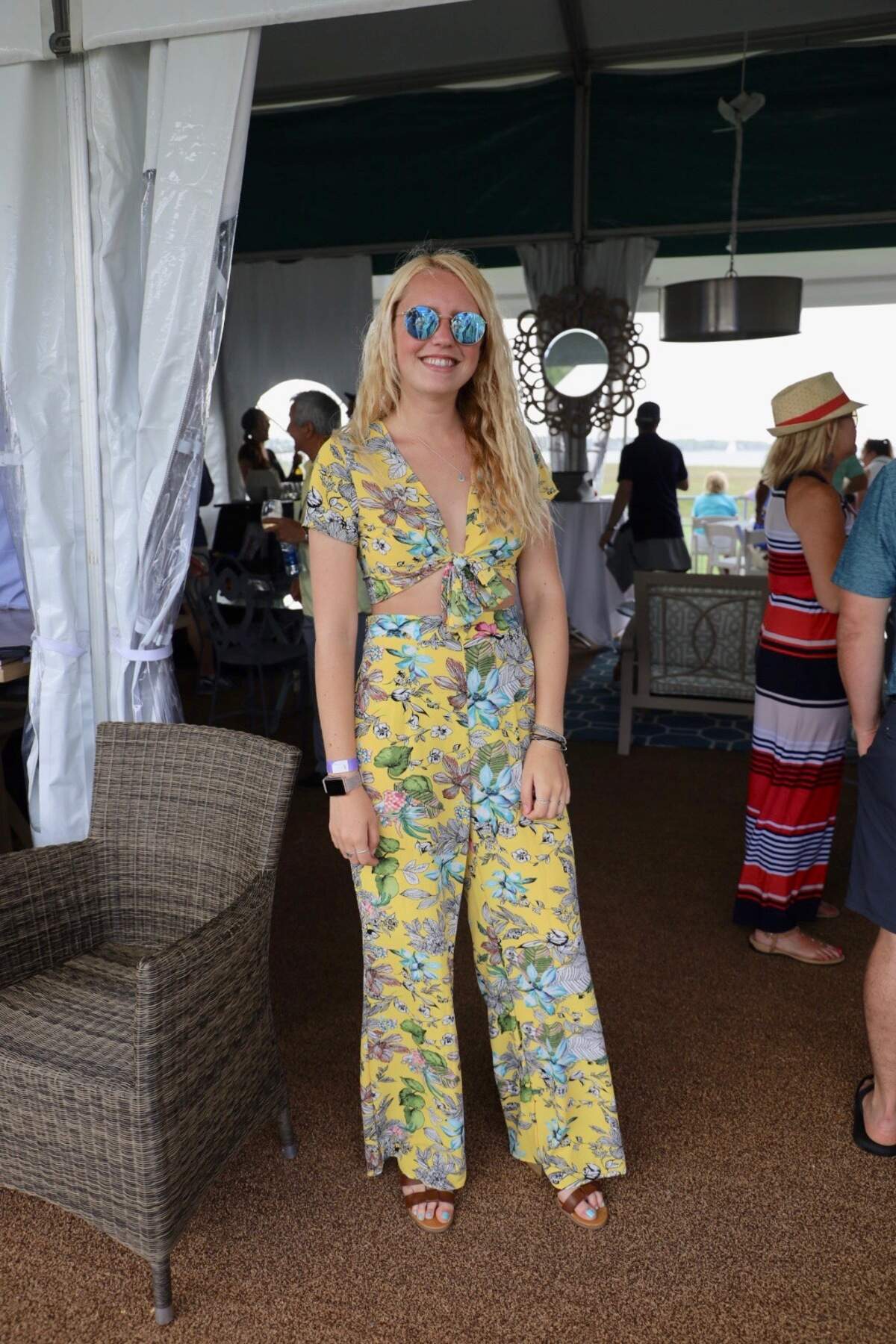 Molly Riseman said “I love wide-bottom pants, they’re so comfortable.”