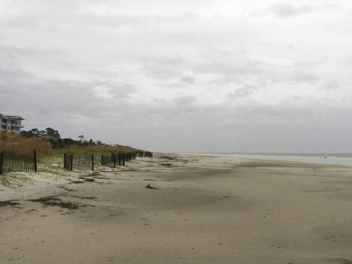 View from Coligny Beach after Hurricane Dorian hit Hilton Head Island overnight.