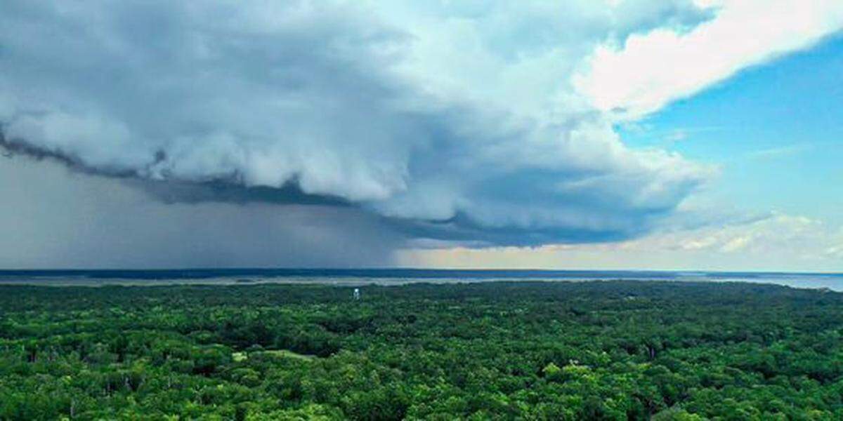 Matt Garbade shared this photo of a storm rolling in over Daufuskie Island.
