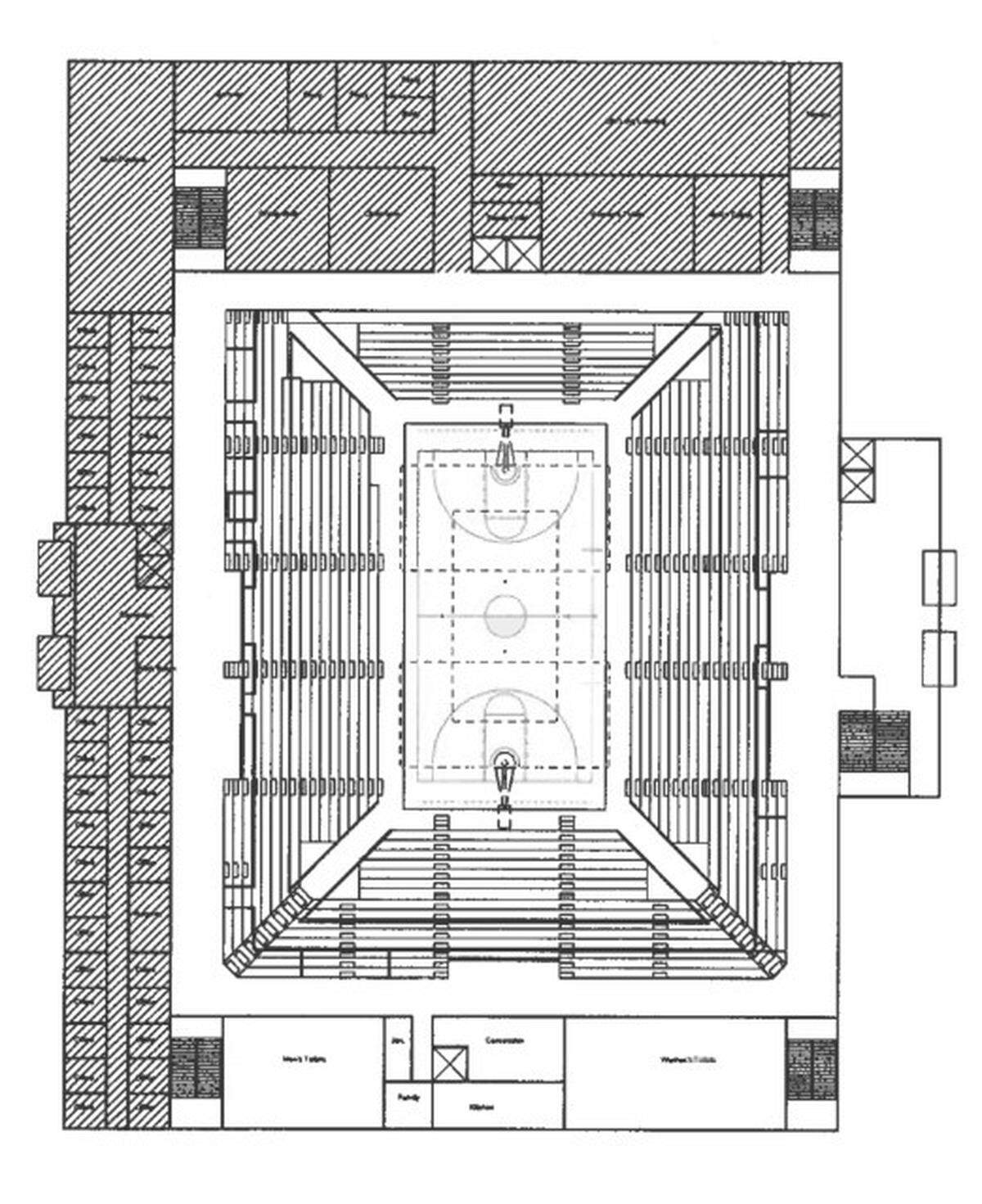 Plans for a proposed $55 million convocation center at the University of South Carolina-Beaufort.
