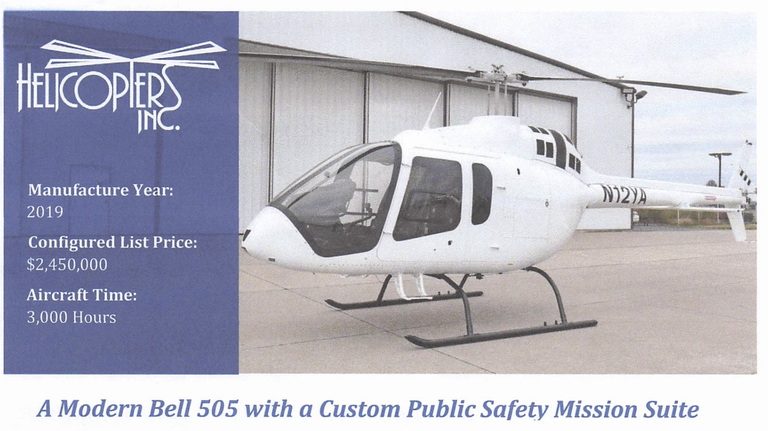 Beaufort sheriff plans to buy $2.45 million helicopter. What will it be used for?