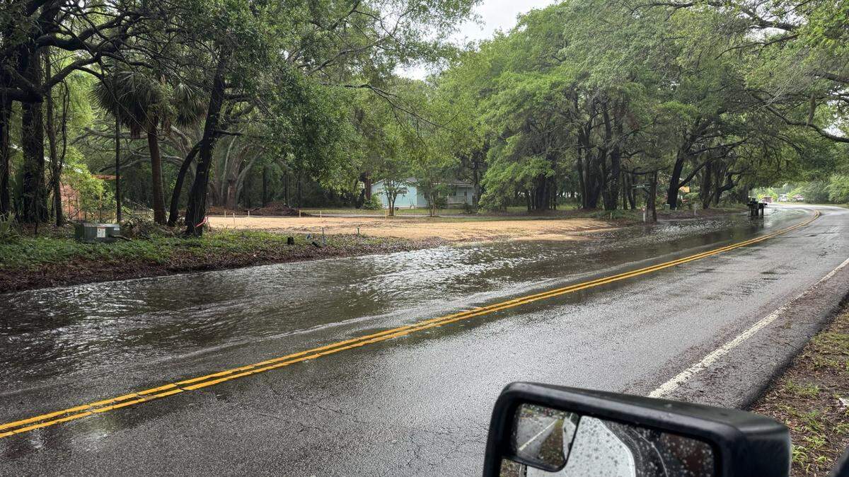 Drivers should exercise caution on Hilton Head Island roadways, and avoid driving through pools of standing water.