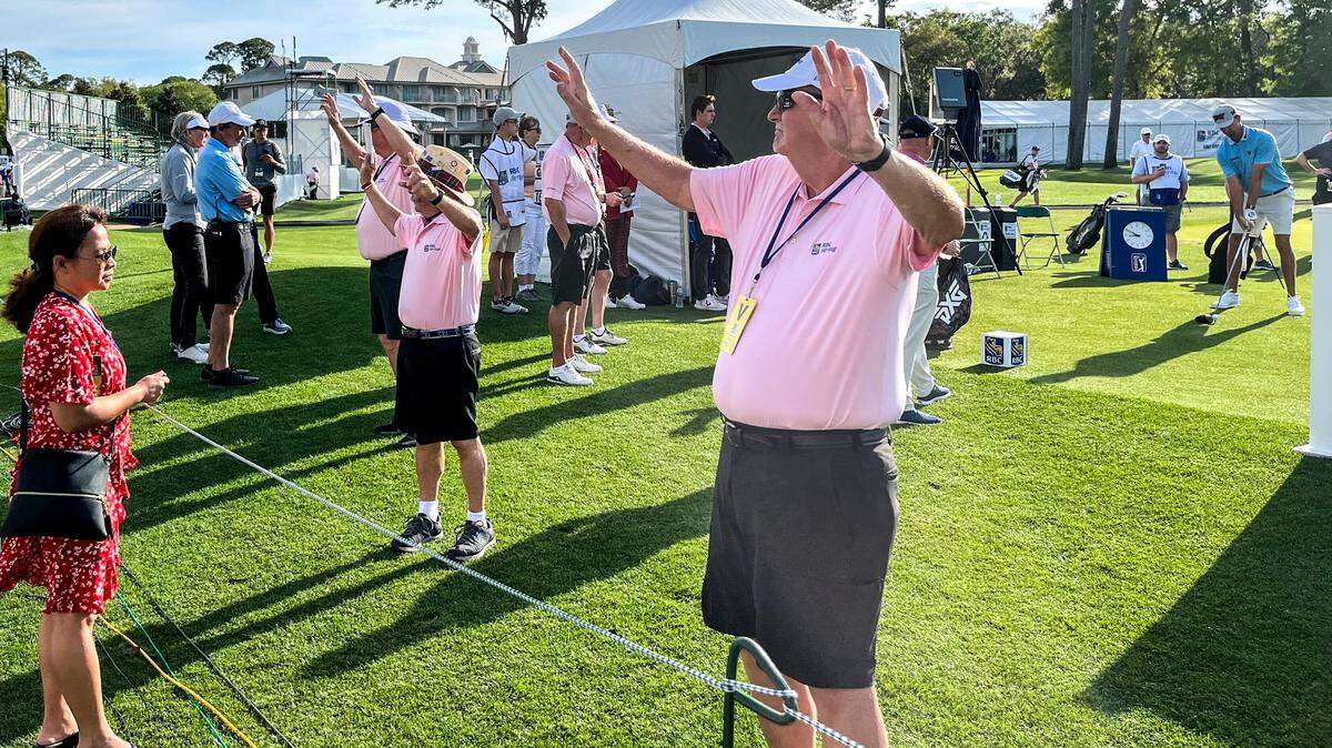 Pro-Am at the RBC Heritage Presented by Boeing kicked off on Wednesday, April 16, 2025 at Harbour Town Golf Links in Sea Pines on Hilton Head Island. File photo of RBC Heritage 2024 gallery volunteers