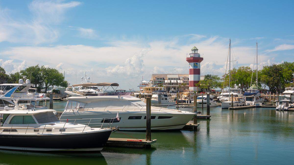 Cynthia Gladis took this photo of the Harbour Town Lighthouse from across the marina in Sea Pines on Hilton Head Island.