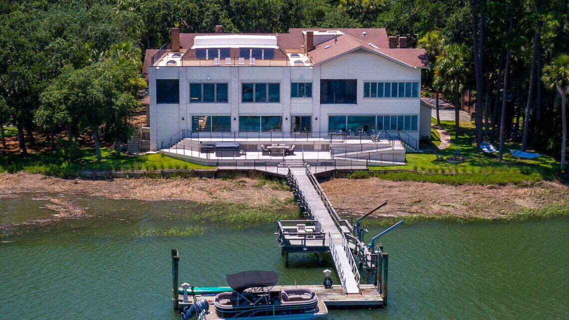 President rumored to stay at this mansion for sale in Beaufort County. It has some hidden secrets
