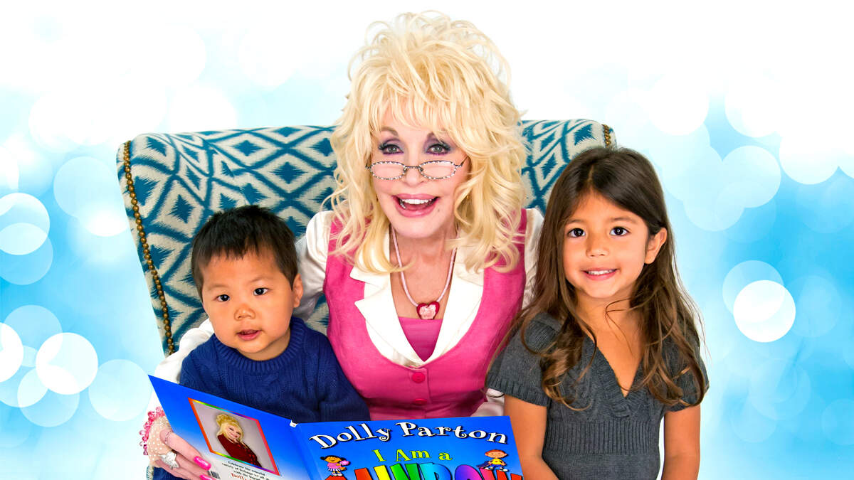 Dolly Parton’s Imagination Library mails more than 1.8 million free books to children every month.