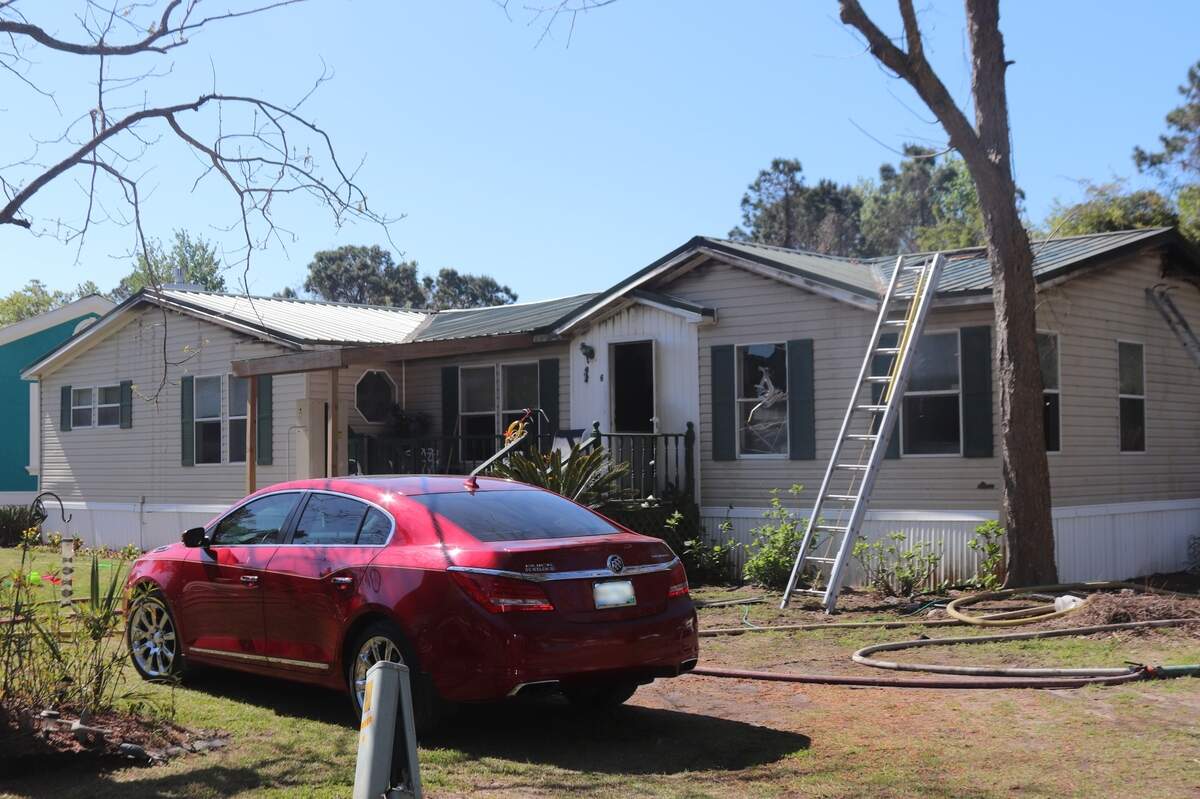 A fire on Easter Sunday damaged a home on Wright Place on Hilton Head Island’s north end. Two occupants evacuated safely.