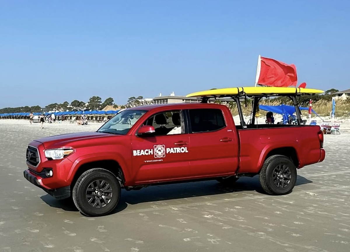 Hilton Head Island’s beach patrol is advising weaker swimmers to avoid the ocean on Friday due to strong waves and a moderate risk of rip currents.