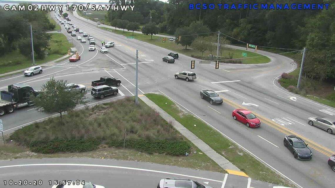 Shooting causes multiple-vehicle crash near Broad River Bridge, police say