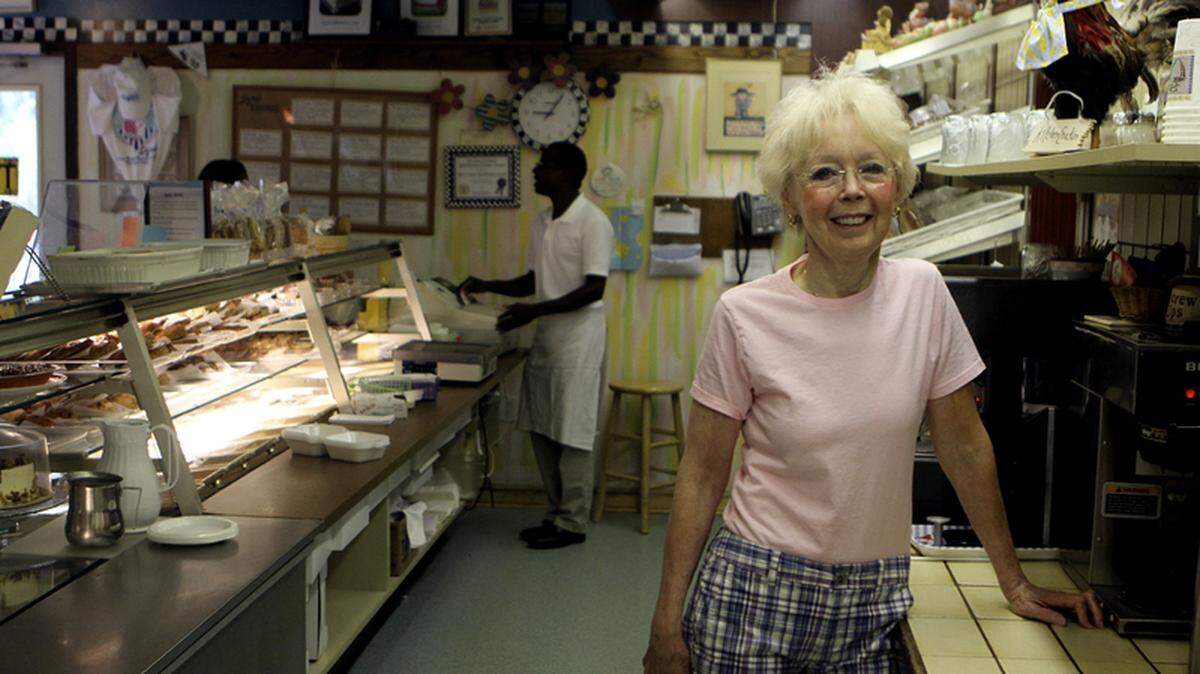 Signe Gardo is shown in her Signe's Heaven Bound Bakery and Cafe on Hilton Head Island on Friday morning. 