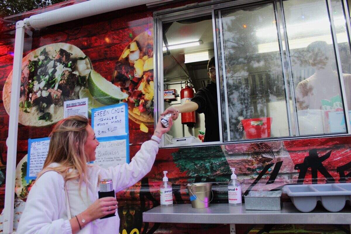 Big Dog Taco truck at Backyard State of Mind food truck park.