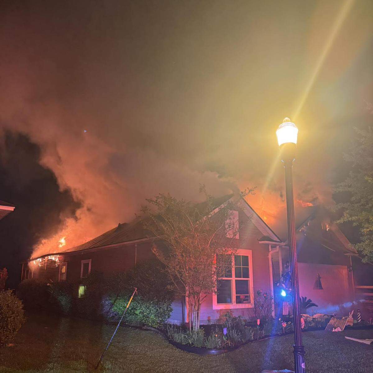 Fire did significant damage in the Shadow Moss neighborhood early Friday.