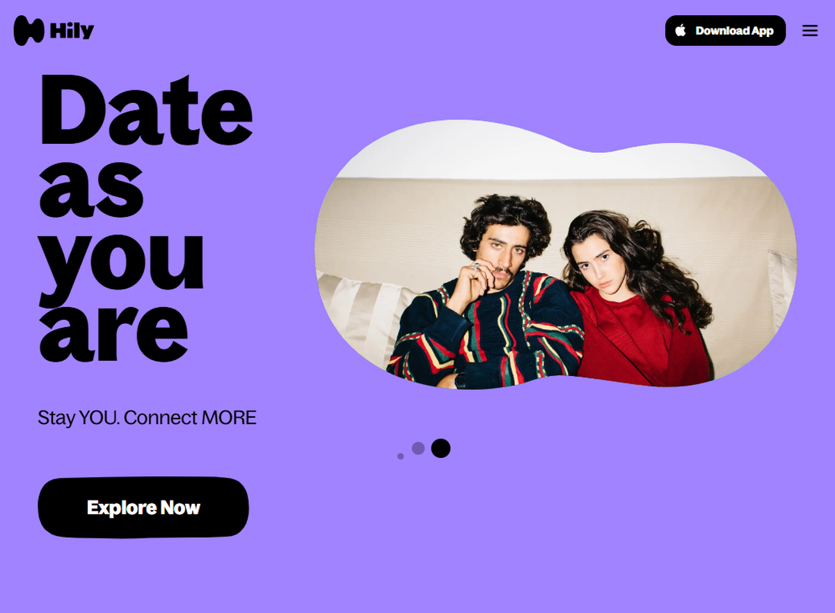 The online dating application Hily matches prospective partners based on similar interests, rather than by geographic location or physical attractiveness.