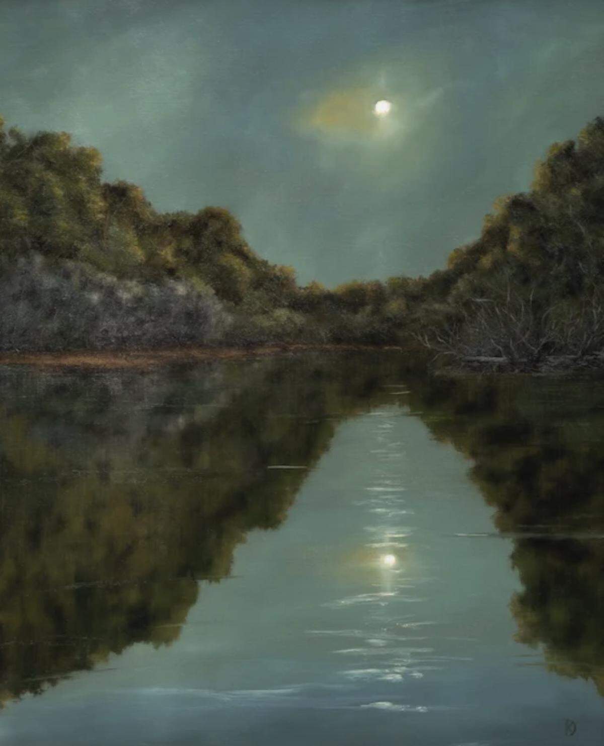 “Perfect Silence” by Kayla DeVito, a local Beaufort artist.
