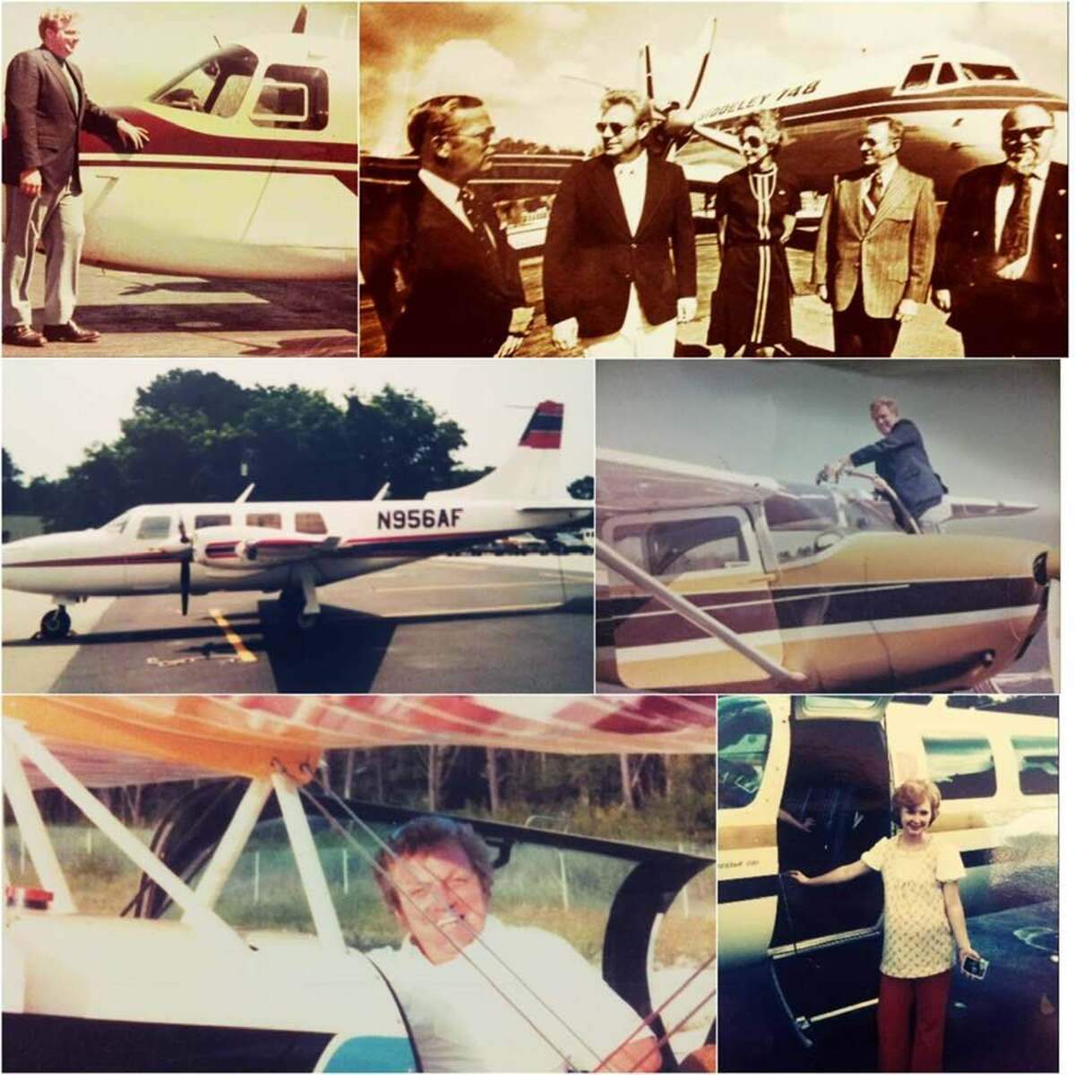 A collage of photos of Stewart Dunbar, a pilot on Hilton Head who disappeared in 1996. He was flying a twin-engine Piper Aerostar, which was co-owned by former S.C. Gov. John West, island attorney Bill Bethea, Dr. Rajko Medenica and tennis instructor Dennis Van Der Meer when he disappeared.