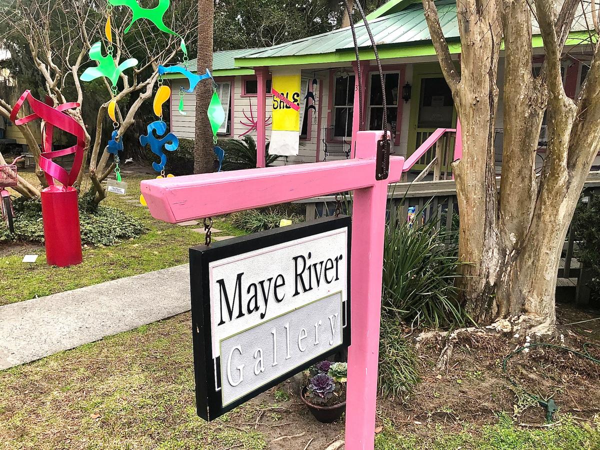 The Maye River Gallery has been located in a cottage on Calhoun Street in Old Town Bluffton for 15 years.