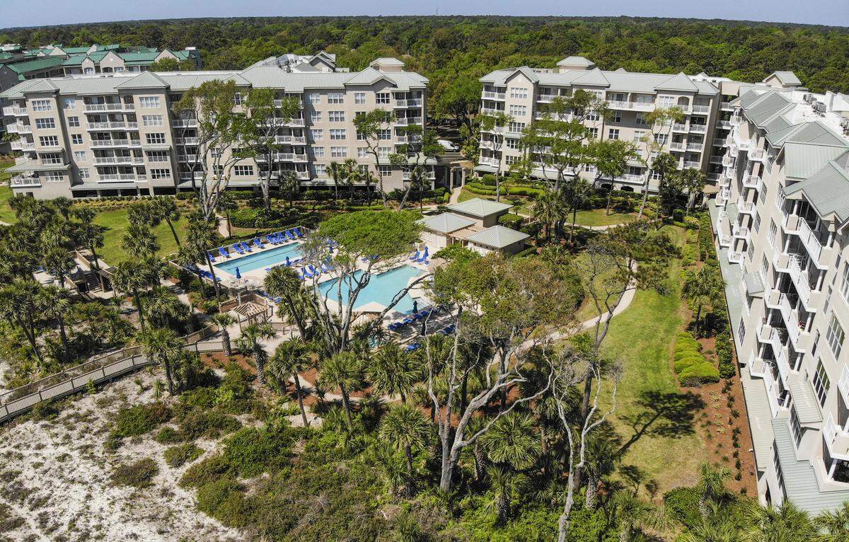 The compound of Hampton Place in Palmetto Dunes as seen on Thursday, April 9, 2020, is a combination of owner occupied and vacation rentals on Hilton Head Island.