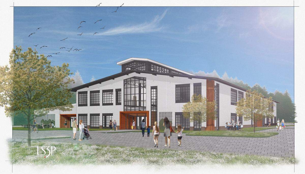 Preliminary renderings for May River Marketplace, planned along Buckwalter Parkway in Bluffton.