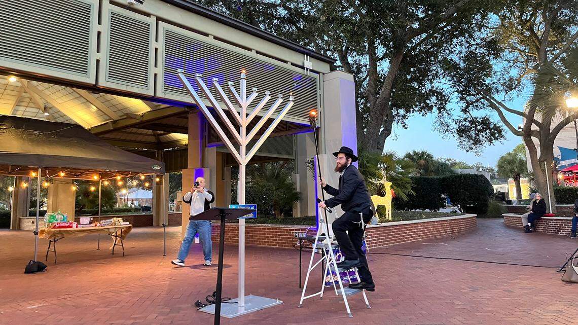 Israel-Gaza war looms over Beaufort Hanukkah celebration. ‘We’re all in this together’