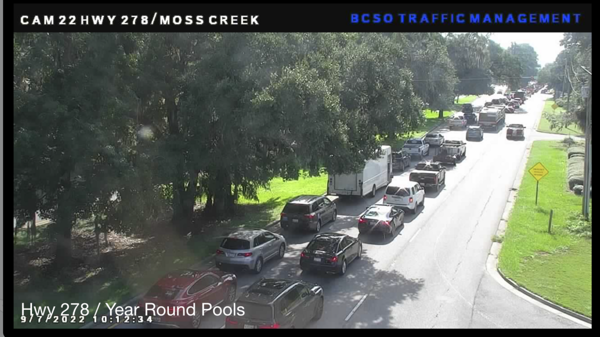 A broken-down vehicle on U.S. 278’s Hilton Head Bridge is slowing traffic toward the island, according to an alert sent from the Beaufort County Sheriff’s Office Wednesday morning.