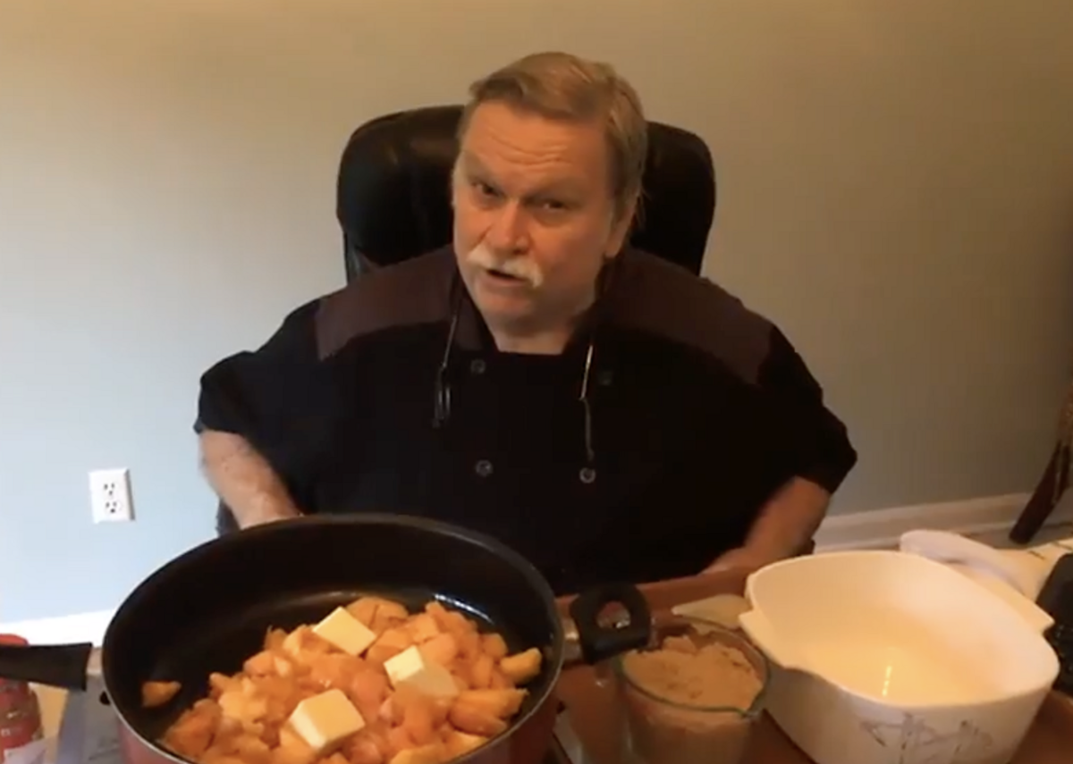 Beaufort native and local celebrity chef Steve Brown died April 23, 2024 due to complications from a car wreck that occurred earlier that month.