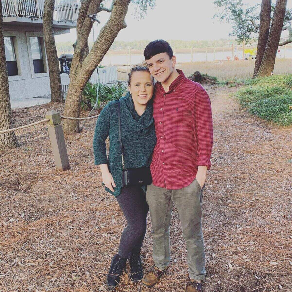 Rebecca Stone, 26, and Jake Hawkins, 28, pose for a photo they posted to Facebook. The couple’s home caught fire in Palmetto Dunes on Jan. 21.