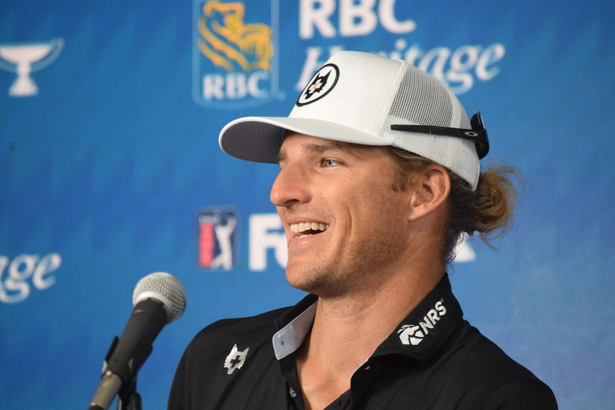 Morgan Hoffmann was preparing to compete in the 2022 RBC Heritage Presented by Boeing on Tuesday, April 12, 2022.
