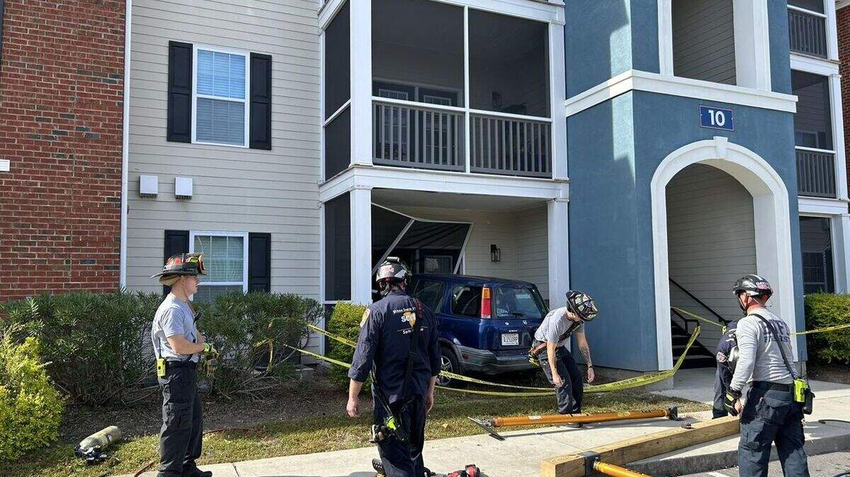 Jasper County fire crews determined the apartment building was “structurally compromised,” requiring 12 residents to temporarily evacuate until a structural engineer could confirm the area was safe.