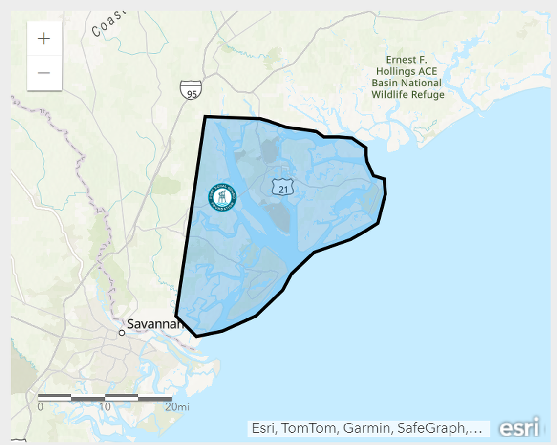 The Port Royal Sound Inshore Slam Fishing Tournament will support education, research, and conservation in the Port Royal Sound watershed. Northern boundary: Dawson’s Landing in the Coosawhatchie River across to the northern end of Bray’s Island, Huspah Creek to the creek fork at the southern end of Bull Point. Western boundary: Includes Knowles Branches, Coles Creek, Euhaw Creek, Hazards Creek, Okatie River and May River. Southwest boundary: Western end of Daufuskie Island; the saltwater section of the New River. Southeastern boundary: Up to one mile off the shores of Hilton Head, Bay Point, Pritchards, Fripp, Hunting, and Harbor Islands. Northeastern boundary: Includes Whale Branch and the Coosaw River up to Parrot Creek, including Morgan Island, along St.Helena Island, and just outside of Harbor River. St. Helena Sound is not within the tournament boundary